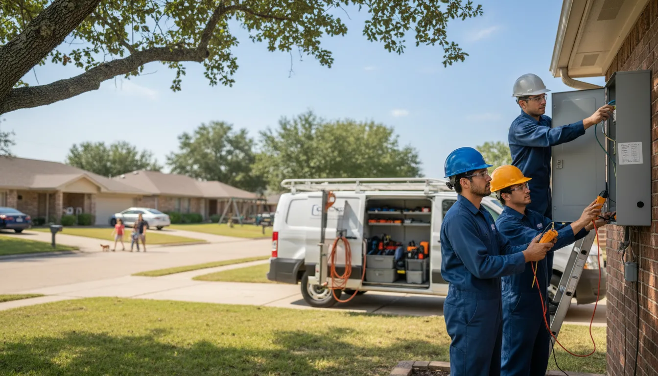 Certified electrician providing emergency electrical services in Fayette, UT
